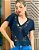 T-Shirt Renda Preto - Imagem 1