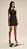 Vestido Curto Decote Preto Com Off - Imagem 2