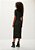 Vestido Midi Estampado com Cut e Detalhe Argola Verde - Imagem 4