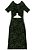 Vestido Midi Estampado com Cut e Detalhe Argola Verde - Imagem 6