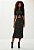 Vestido Midi Estampado com Cut e Detalhe Argola Verde - Imagem 1