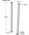Torre 1.50 mts p/ Estante Modular (par) - Imagem 1