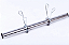 Barra Tubular Galvanizada 30cm - p/ 40kg - Imagem 1