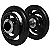Dumbbell Emborrachado Pegada Alumínio 8kg - Imagem 2