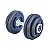 Dumbbell Injetado Pegada Cromada 34kg - Imagem 3