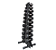 Kit Sextavado Dúctil Inox Equilíbrio 1 a 10kg + Torre Laser - Imagem 1