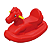 Gangorra Infantil Cavalinho Pocotó Vermelho - Imagem 1