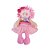 Boneca de Pano Vestido Rosa Bebê - Imagem 2