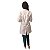 Jaleco em Gabardine feminino acinturado manga longa dois bolsos branco - Imagem 3