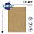 250 Folhas Kraft Natural 140g/m2 - Formato A4 - Imagem 1