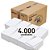 Papel Offset 90g/m2, 14,8x21cm, com 4000 unidades. - Imagem 1