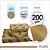 Kraft Natural 200g/m2, -  pacote 250fls. - Imagem 1