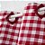 Cortina Cozinha Xadrez Vermelho 2,60X1,20m Farm House - Imagem 2