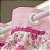 Cortina P/ Pia de Cozinha 2,20m X 80cm Floral Rosa e Pink - Imagem 3