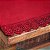 Caminho de Mesa 1,90mx40cm - Suede Vermelho com Guipir Natal - Imagem 3