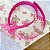 ARTESANATO DIY - KIT PARA PANO DE PRATO FLOWER PINK - Imagem 2