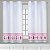 Cortina Cozinha Simples 2,20m x 1,40m - Linda Estampa Cupcake Rosa Digital - Imagem 1