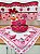 Toalha de Chá Quadrada /Centro de Mesa 0,60cm x 0,60cm - Estampa Digital Cupcake - Imagem 1