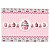 02 Lugar Americano 43cm x 35cm-  Coleção Cupcake Rosa -Lançamento! - Imagem 1