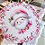 CAPA P/ SOUSPLAT MESA POSTA DECORAÇÃO NATAL- COLEÇÃO PAPAI NOEL ROSA - Imagem 2