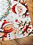 Toalha de Chá quadrada 0,60cm x 0,60cm - Estampa Digital Papai Noel - Imagem 2