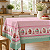 Toalha de Mesa 4 Lugares 1,45m x 1,35m Estampa Cupcake Digital - Imagem 1