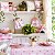 Toalha de Mesa 4 Lugares 1,45m x 1,35m Estampa Laços Rosa Digital - Imagem 7