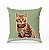 01 Capa Para Almofada Decorativa Gato Bengal Realista Para amantes de Cat - Imagem 1