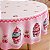 Toalha de Mesa Festa Redonda 1,45 X 1,45 Mesa 4 Lugares Estampa Digital Cupcake Rosa - Imagem 2
