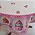 Toalha de Mesa Festa Redonda 1,45 X 1,45 Mesa 4 Lugares Estampa Digital Cupcake Rosa - Imagem 8