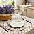Toalha de Mesa 4 Lugares 1,45m x 1,35m Estampa Digital Lavanda Borboletas - Imagem 3