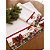 Kit 3 Panos de Prato Cozinha Barrado Estampa Natalino Noel Natal - Imagem 4