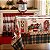 Toalha Para Mesa 4 Lugares 1,45m x 1,35 Papai Noel Xadrez Natal - Imagem 4