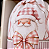 Capa Para Botijão de Cozinha Natalina Papai Noel Cor de Rosa Natal - Imagem 2