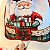 Puxa Saco /Guarda Sacolas - Estampa Digital Natal Papai Noel Xadrez - Imagem 3