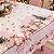 Toalha de Mesa 2,20m X 1,35m - Para 6 Lugares Papai Noel Rosa Natal - Imagem 3