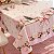 Toalha de Mesa 2,20m X 1,35m - Para 6 Lugares Papai Noel Rosa Natal - Imagem 4