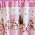 Cortina de pia p/ Cozinha 2,20mx80cm Estampa Natal Papai Noel Rosa - Imagem 4
