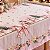 Toalha de Mesa 8 Lugares 2,75m x 1,35m  Papai Noel Rosa - Imagem 4