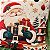 Kit Com 2 Capas P/ Almofada De Natal Composê Papai Noel E Rena Natalina - Imagem 6
