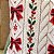 Kit 2 Capas de Almofada Natalinas Ursinho Noel e Tricô Laço Vermelho - Imagem 4
