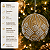 Bola de Natal 15cm Dourada com Aplicações de Strass Prata - Imagem 2