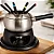 Conjunto para Fondue 11 Peças Aço Inox Escovado - Imagem 3