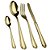 Faqueiro 101 Peças Pearl Aço Inox Champanhe PVD - Fracalanza - Imagem 1