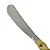 Jogo com 4 Espátulas em Aço Inox com Cabo Plástico Estilo Bambu 16cm Dynasty - Imagem 3