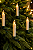 Kit com 10 Velas Decorativas de Natal LED Sem Fio com Controle Remoto e Presilhas para Árvore - Imagem 6
