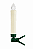 Kit com 10 Velas Decorativas de Natal LED Sem Fio com Controle Remoto e Presilhas para Árvore - Imagem 2