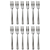 Jogo Com 12 Garfo de Mesa Aço Inox Modelo Clássico 20,5cm - Imagem 1