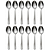 Jogo Com 12 Colher De Sopa Aço Inox Modelo Clássico 20,5cm - Imagem 1