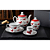 Jogo Para Chá e Café com Bule e Açucareiro 26 Peças Porcelana Estampa Dogs - Imagem 2